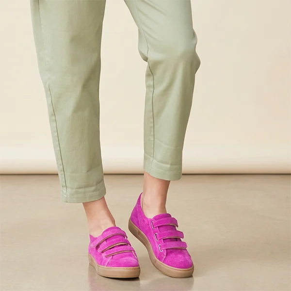 Γυναικεία Δερμάτινα Sneakers Scratch Spring Colors