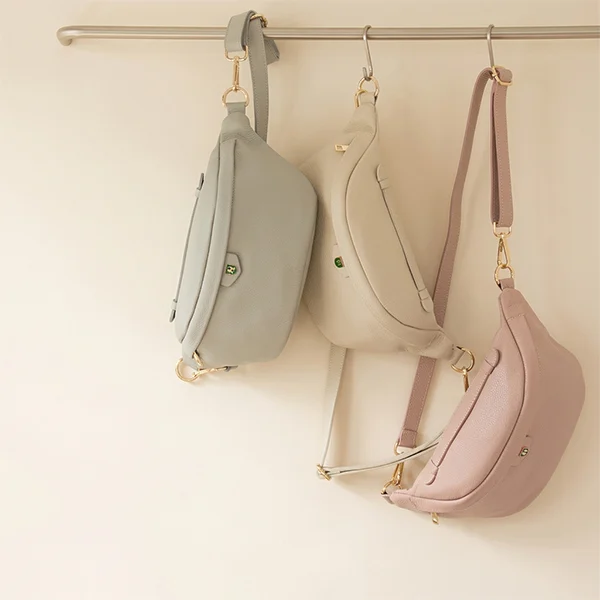 Γυναικεία Δερμάτινη Τσάντα Μπανάνα