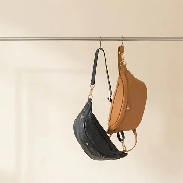 Γυναικεία Δερμάτινη Τσάντα Μπανάνα