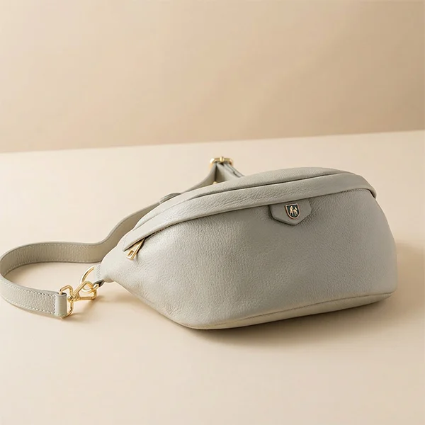 Γυναικεία Δερμάτινη Τσάντα Μπανάνα