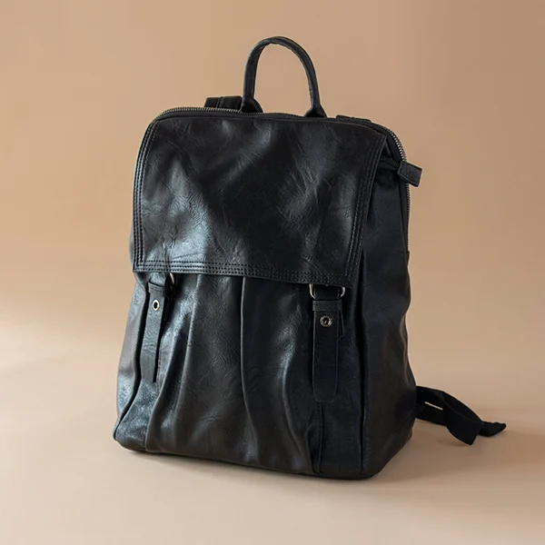 Γυναικεία τσάντα πλάτης Satchel από Τεχνόδερμα