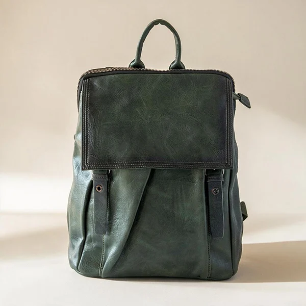 Γυναικεία τσάντα πλάτης Satchel από Τεχνόδερμα
