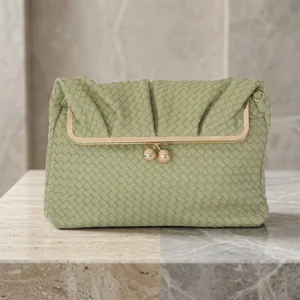 Γυναικεία Τσάντα Πλεκτή Vintage από Τεχνόδερμα