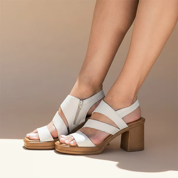 Γυναικεία Δερμάτινα Πέδιλα Soft & Chic