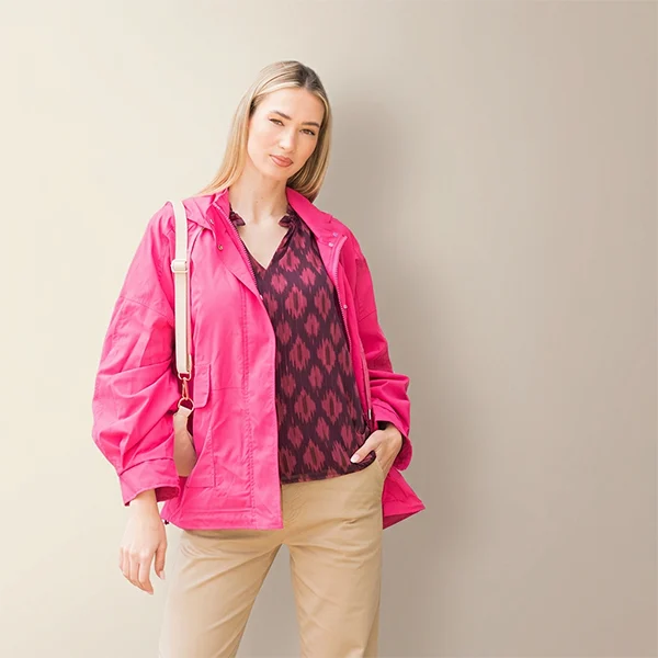 Κοντή Oversized Καπαρντίνα