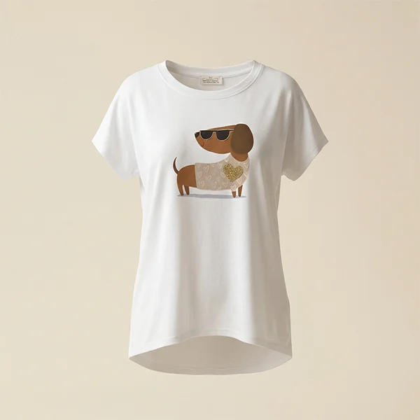 Κοντομάνικη Μπλούζα "Dog"