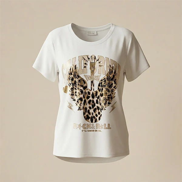 Κοντομάνικη Μπλούζα "Leopar"