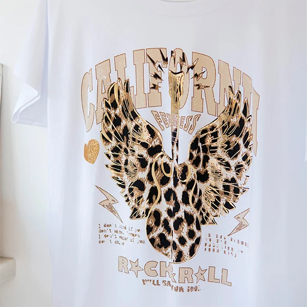 Κοντομάνικη Μπλούζα "Leopar"