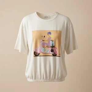 Κοντομάνικη Μπλούζα "Vespa"