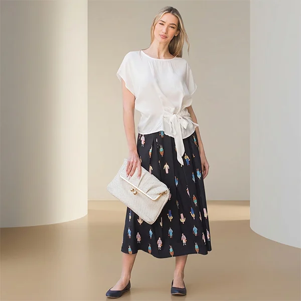 Μακριά Φούστα με Σχέδια