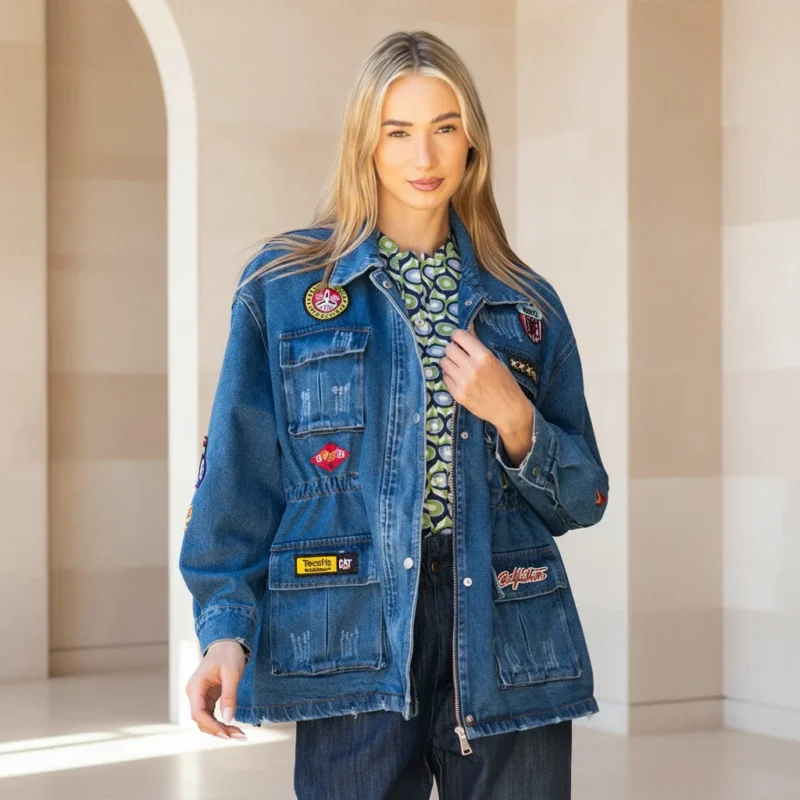 Oversized Jacket με Patches