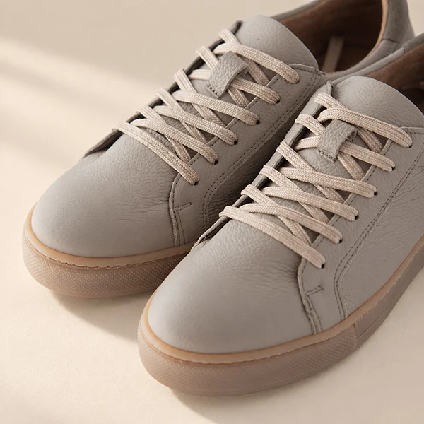 Γυναικεία Δερμάτινα Sneakers Mocha Mousse