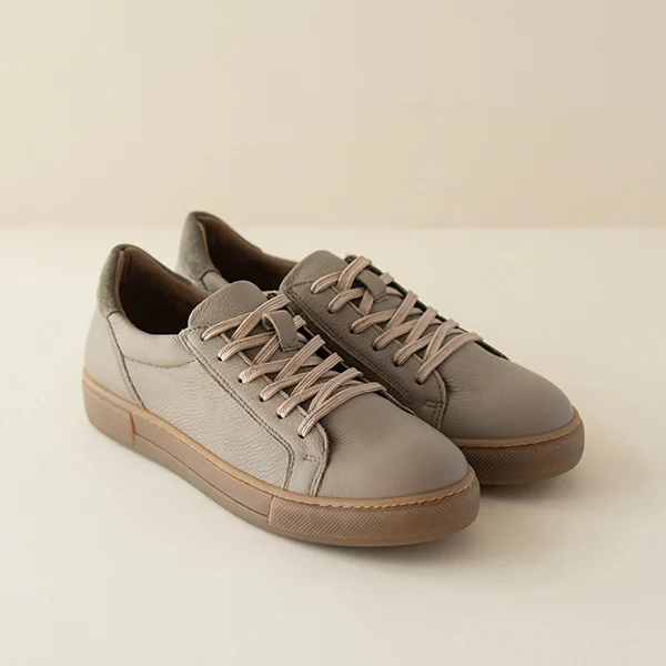 Γυναικεία Δερμάτινα Sneakers Mocha Mousse