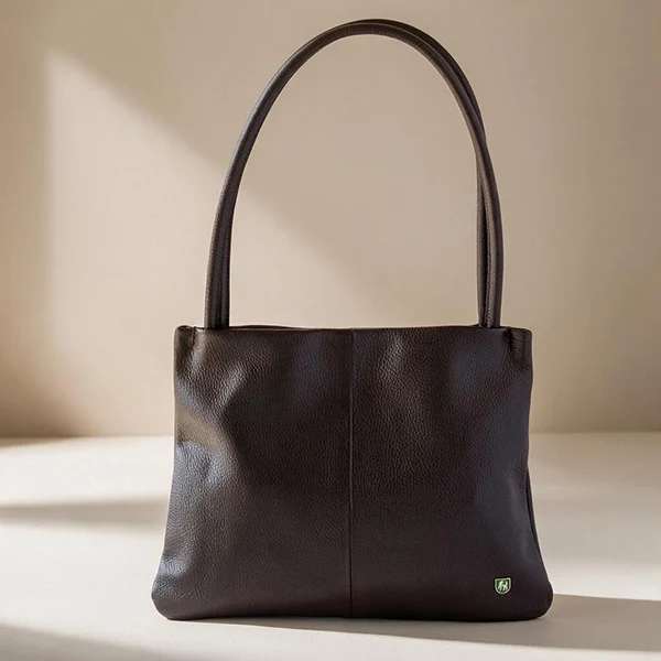 Γυναικεία Δερμάτινη Τσάντα - Shopper Classic