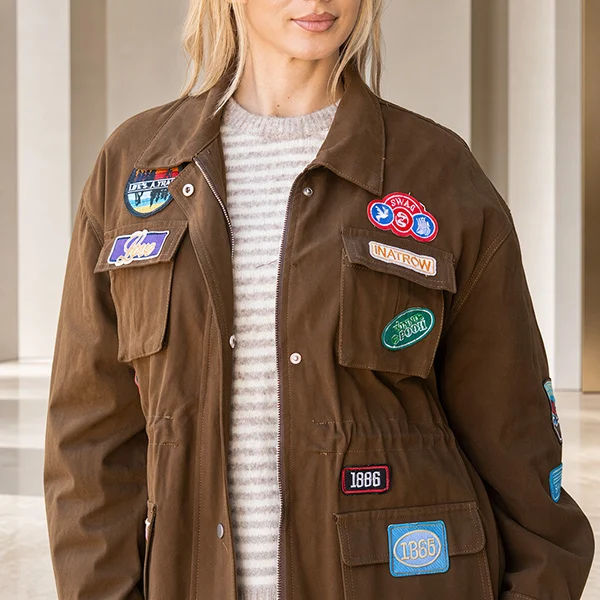 Oversized Jacket με Patches