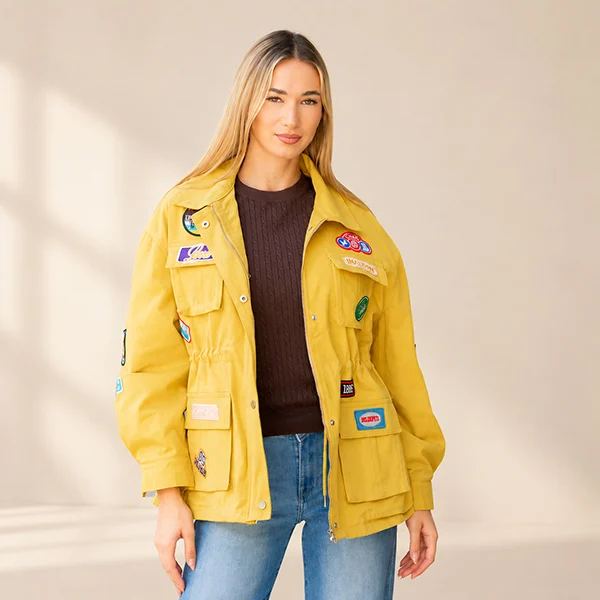 Oversized Jacket με Patches