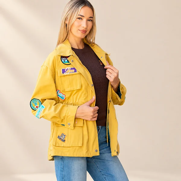 Oversized Jacket με Patches