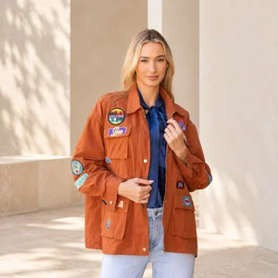 Oversized Jacket με Patches