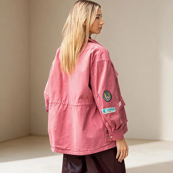 Oversized Jacket με Patches