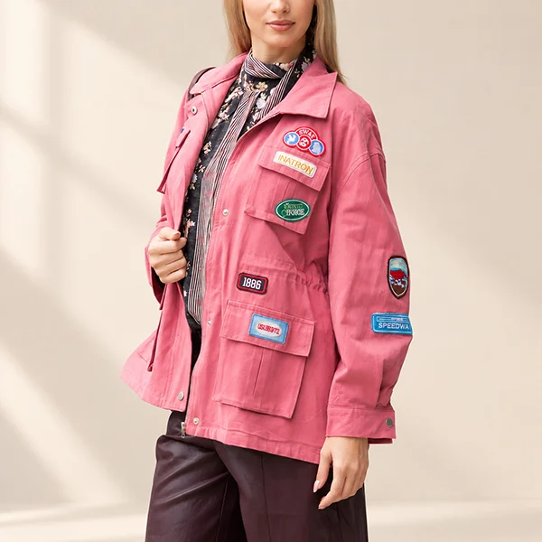 Oversized Jacket με Patches