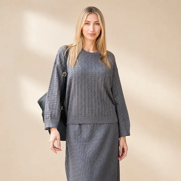 Σετ Πλεκτό με Lurex Κλωστή