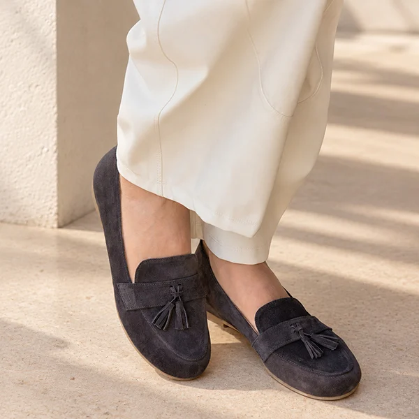 Γυναικεία Δερμάτινα Suede Μοκασίνια Multi-Colors