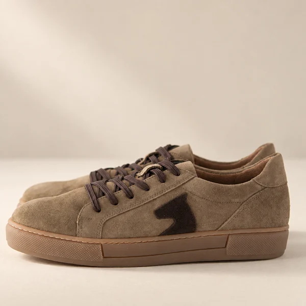Γυναικεία Δερμάτινα Sneakers Πούρο - Suede