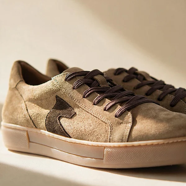 Γυναικεία Δερμάτινα Sneakers Πούρο - Suede