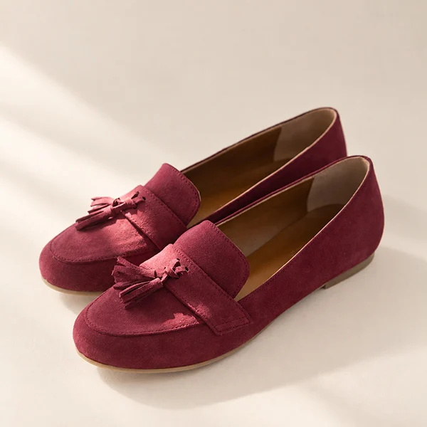 Γυναικεία Δερμάτινα Suede Μοκασίνια Multi-Colors