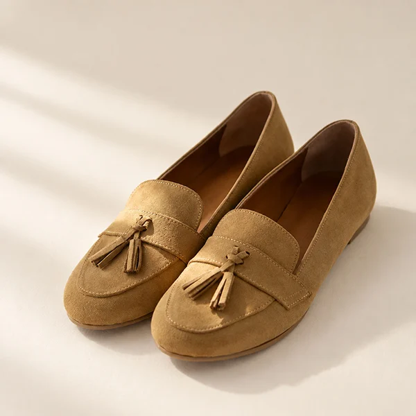 Γυναικεία Δερμάτινα Suede Μοκασίνια Multi-Colors