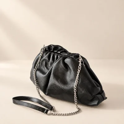 Γυναικεία Δερμάτινη Τσάντα Pouch - Glamour