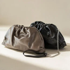 Γυναικεία Δερμάτινη Τσάντα Pouch - Glamour