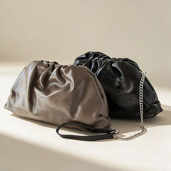 Γυναικεία Δερμάτινη Τσάντα Pouch - Glamour