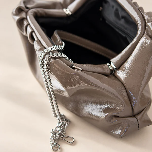 Γυναικεία Δερμάτινη Τσάντα Pouch - Glamour