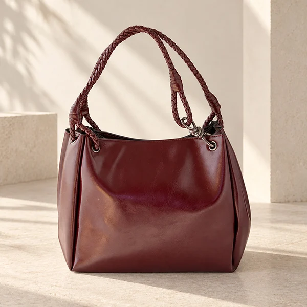 Γυναικεία Τσάντα από Τεχνόδερμα - Braided Strap