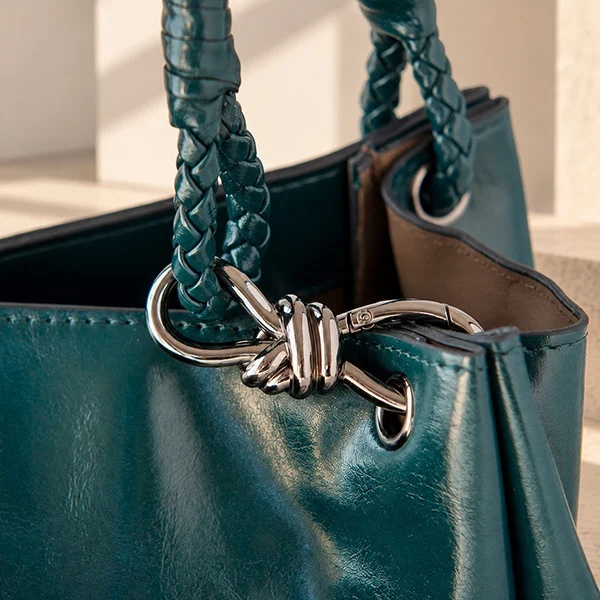 Γυναικεία Τσάντα από Τεχνόδερμα - Braided Strap