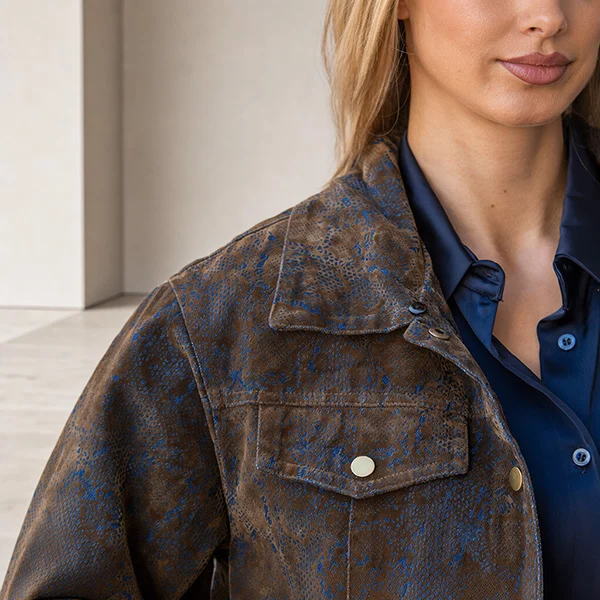 Jacket Snake με Αποσπώμενη Γούνα